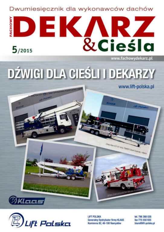 Fachowy Dekarz & Cieśla 5-2015 okładka