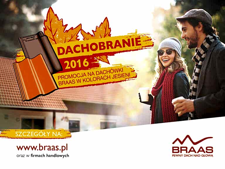 Dachobranie 2016: tanie dachówki BRAAS