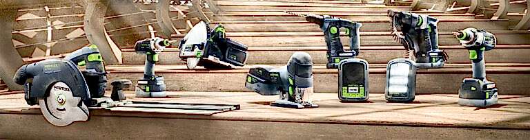 System 18V Festool zawiera perfekcyjne narzędzia do budowy elewacji.