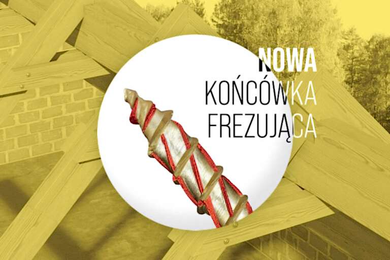 Klimas Wkręt-met opracował nową wersję wkrętów ciesielskich z łbem podkładkowym i stożkowym.