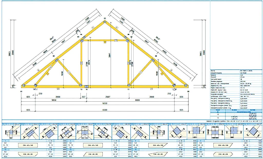 Oprogramowanie ARCTEC B.PRO = Intuicyjne projektowanie wiązarów z płytkami kolczastymi